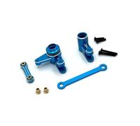 Adjustable Pull Rod For MJX 1/10 10208 V1 V2 Little Monster Remote Controls Car Upgrade Steering Set Servo Linkage Spare Parts Accessories(Blue)