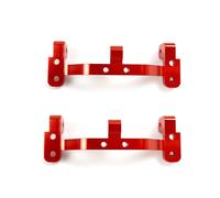 Adjustable Pull Rod For MN D90 D99S MN90 For MN99S MN45 FJ40 1/12 RC Car Upgrade Parts Metal Pull Rod Base For Seat Link Mount Bracket(Red)