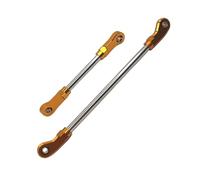 Adjustable Pull Rod For WLtoys 104006 104010 104020 104026 1/10 Metal Upgrading The Steering Rod And Servo Of The Front Axle RC Car Parts(Yellow)