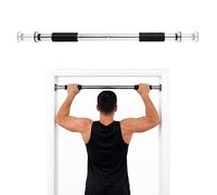 Adjustable Pull Up Bar for Doorway - Gym Workout Equipment Internal Door Strength Training Upper Arms Chin Up - Heavy Duty Abs Upper Body Fitness Equipment for Home Indoor Gym