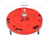 Adjustable Punching Saw Tool 25-130mm 1/4-5in Round Hole Opener with 6 Alloy Blades for Furniture Repair Woodworking