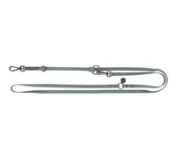TRIXIE extension leash CityStyle S-M, 78.74 inches / 0.51 inches in sage PVC leash for dogs, 3-way adjustable - non-slip, water-repellent, and wipeable, 1971219