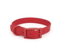Adjustable PVC Outdoor Waterproof Cat And Dog Swim Collar For Greyhound Bulldog Shiba Inu Poodle Beagle,Red,S Neck 20-30cm
