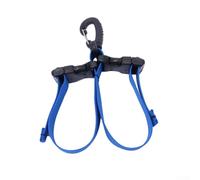 Adjustable Quick Release Fin Strap, Diver Fin Holder, Metal Buckle, Various Colors (Blue)