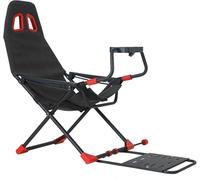Adjustable Racing Simulator Cockpit with Ergonomic Seat & Foldable Wheel Stand for PC, PS4, PS5, Xbox Series X/S - Perfect for Gaming Enthusiasts