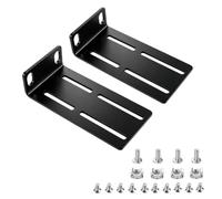 Adjustable Rack Mount Ear for 17.3 inch Switches, Compatible for Aruba, HPE, ProCurve, HP, OfficeConnect and Other Network Switchs, Adjustable Hole Distance 29-40mm