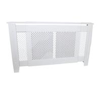 Monstershop Adjustable Radiator Cover MDF White 1400mm - 1920mm Monstershop White