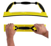 Adjustable Radius Flex Longboard Hand Sanding File Block, Adjustable Flexible Sanding Block with Handle, Manual Grinding Tool for Woodworking Cars Walls