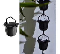 Adjustable Rain Chain - Japanese Style Rain Catcher for Garden Yard & Home Decorative Rain Bells Outdoor Ornament