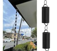 Adjustable Rainwater Diverter KitAluminum System for Garden Downspout Management Efficient Water Control Solution for Sustainable Gardening