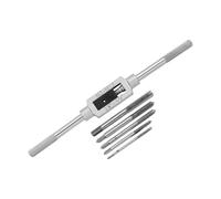 Adjustable Ratchet Hand Tap Wrench Ergonomic Handle Metal & Household Threading Tool Suitable for Easy Threading in Repair Work Mechanics