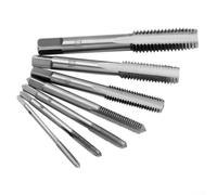 Adjustable Ratchet Hand Tap Wrench Set | 4-Piece Manual Tapping Tool Kit with Twist Drill Bits- Reversible Thread Cutting Accessory for Stainless Steel