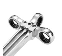 Adjustable Ratchet Spanner Set 72 Teeth Dual-Purpose Wrench Shaking Ratchet Tool for Internal Hexagon Versatile Cross-Border Mechanic's Essential (22 Pieces)