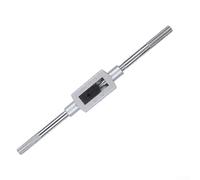 Adjustable Ratchet T-Handle Tap Wrench for -M20 Metric Taps, 1/4" Square Drive, Alloy Steel Construction, Workshop & DIY Tool Compat(Clamping M6-20)