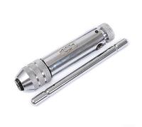 Adjustable Ratchet Tap Wrench for -M8 M5-M12 Threading Hand Tool with Sliding T-Handle Tapping Driver for Confined Spaces(-8)