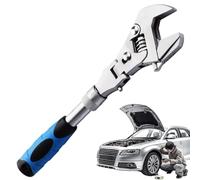 Adjustable Ratchet Wrench, Heavy Duty Spanner, 10.04 x 1.77 Inch Repair Tool, Ratcheting Crescent Wrenches, Spanner with 180 Degree Rotatable Head for Home, Vehicle Repair