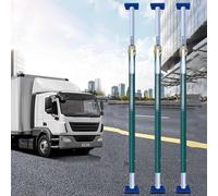 Adjustable Ratcheting Cargo Bar - 4-8 Ft Retractable Load Lock Stabilizer with Non-Slip Pad, Spring Design for Easy Setup in Trucks, Vans & Reefers - Heavy Duty Cargo Security