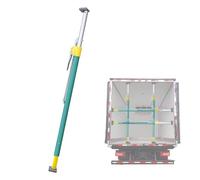 Adjustable Ratcheting Cargo Bar for Pickup Truck Bed - Aluminum Alloy Telescopic Truck Bed Bars to Stop Sliding - Cargo Barrier Pole for Reefer, Trucks, Container, Moving Truck(Pack of 1)