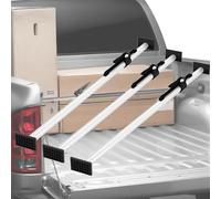 Adjustable Ratcheting Cargo Bar, Heavy Duty Load Lock for Pickup Truck Bed, Trailer, Van, Anti-Slip Stabilizer for Secure Transport (7.4-8.6 ft, 2 Pack)