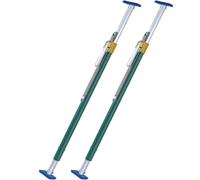 Adjustable Ratcheting Cargo Bar - Heavy-Duty Non-Slip Truck Bed Divider with Rubber Feet, Steel Cross Bar for Pickup, SUV, Mini Truck, 441 Lbs Capacity, 1.3-1.68m/4.3-5.5ft, Pack of 2