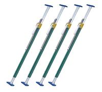 Adjustable Ratcheting Cargo Bar, Non-Slip Truck Bed Divider with Rubber Feet - Steel Trailer Cross Bar for Pickup Truck, SUV, Minitruck (Packof4 2.37~2.73/7.7~8.9ft)