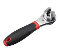 Adjustable Ratcheting Wrench for 6-22mm Screw Sleeve Portable Labor Saving Ratcheting Spanner