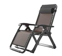 Adjustable Rattan Lounge Chair, Foldable Outdoor Garden Chair with Backrest, 5-Speed Recline for Deck & Balcony, Summer Sun Lounger (Color: Dark Gray)