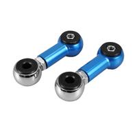 Adjustable Rear Anti Roll Bar Stabiliser Drop Link Kit Fit For BMW E46 320i 325i 328i 330i 330d 320d 1999-2006 Front stabilizer bar link(Blue)