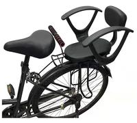 Adjustable Rear Mount Bike Seat for Toddlers with Armrests, Pedals, and Seat Belt - Enhanced Safety Cycling Protection for Kids