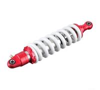 Adjustable Rear Shock 330mm for Heavy Load Riders Adjustable | Adjustable damping, fits for atv for quad for e-bike, 330mm hole center, red aluminum alloy, smooth ride