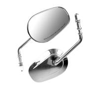 Adjustable Rear View Mirror For XL 883 1200 Motorcycle Rearview Mirror Silver 2Pcs/Pair Black Reflector Side Mirrors Modification Parts