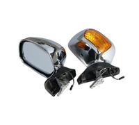 Adjustable Rear View Mirror Motorcycle Chrome Rear View Mirror Turn Signals Accessories For Wing GL 1800 2001-2017