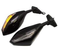 Adjustable Rear View Mirror Smoke Swing Freely Modified Mirror Turn Signals Intergrated Mirrors For Daytona 675R (2011)