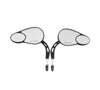 Adjustable Rear View Mirror Split Vision Mirrors Rearview Mirror For Touring For Ro&ad King Street For Electra Glide Ultra FLHTCU For Fat&boy Sport