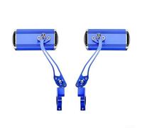 Adjustable Rearview Mirrors 2 Pack for Bicycle Handlebar with Wide Angle HD View Providing Enhanced Rear Visibility (Blue)