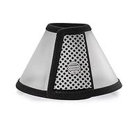 Adjustable Recovery Pet Cone E-Collar Lightweight Plastic Elizabeth Protective Collar with Soft Breathable Edge for Wound Healing Practical Neck Cover Grooming Post-surgery Care