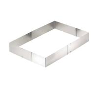 Adjustable Rectangular Cake Frame For Sponge Cake Stainless Steel EVA - Ring
