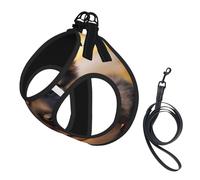 Adjustable Reflective Dog Harness Vest, Breathable Pet Walking Harness With Accessories Leash, cute german shepherd puppy, Secure No-Slip, Escape Proof, Step-in Pet Vest for Puppy, Cats, M