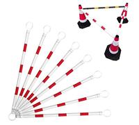 Adjustable Reflective Traffic Cone Connectors for Crowd Control and Road Safety - Durable, Weather-Resistant, Easy Installation for Enhanced Visibility