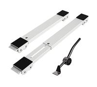 Adjustable Refrigerator Moving Dolly Heavy Duty Appliance Roller for Washer & Fridge Furniture Transport Carts with Wheels Strong Moving Support (Black)