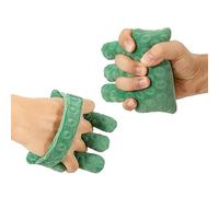 Adjustable Removable Finger Separator Protector Hand Contracture Cushion Padding Pillow Prevention Aid Training Tool With Fingers Hands Splints (Green)