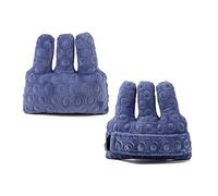 Adjustable Removable Finger Separator Protector Hand Contracture Cushion Padding Pillow Prevention Aid Training Tool With Fingers Hands Splints (Purple)