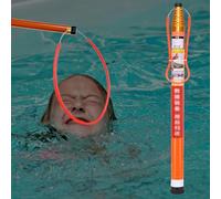 Adjustable Rescue Pole with Safe Hook, Emergency Life-Saving Rod for Swimming Pools, Docks & Water Safety Response