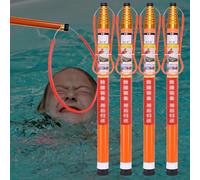 Adjustable Rescue Pole with Safe Hook, Emergency Life-Saving Rod for Swimming Pools, Docks & Water Safety Response