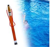 Adjustable Rescue Telescopic Pole, Insulated Fiberglass Fiber Pool Rescue Hook, Safety Pond Salvage Pole For Accessible Swimming Pools/Salvage Items(L 5.5m/18ft)