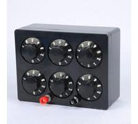 Adjustable Resistance Box 0-99999.9 Ohm, J23022 Physics Teaching Instrument with 1 Ohm Step for Electrical Experiment Equipment, Lab Classroom Verification of Ohm's Law