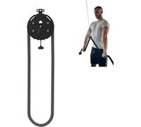 Adjustable Resistance Rope Trainer with Cable Pulley System for Home Gym Muscle Endurance and Aerobic Exercise