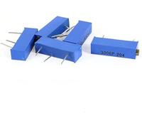 Adjustable Resistor,20PCS 3006P Potentiometer 11K 2K 5K 10K 20K 50K 100K 200K 500K 1M 100R 200R 500R Trimmer Potentiometers Resistor(500K Ohm)