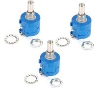 Adjustable Resistor,2PCS 3590S 3590S-2-103L Precision Multiturn Potentiometer 10Ring Adjustable Resistor 500 1K 2K 5K 20K 50K 100K Ohm(50K Ohm)