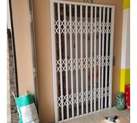 Adjustable Retractable Anti Theft Bars for Sliding Doors & Interior Secure Balcony Railing Bollard with Lock & Keys Fall Prevention Safety Solution